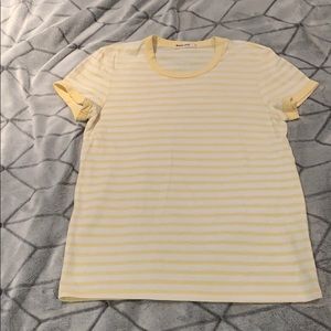 Marine Layer yellow striped tee